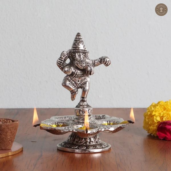 Silver Ganesh Jyot