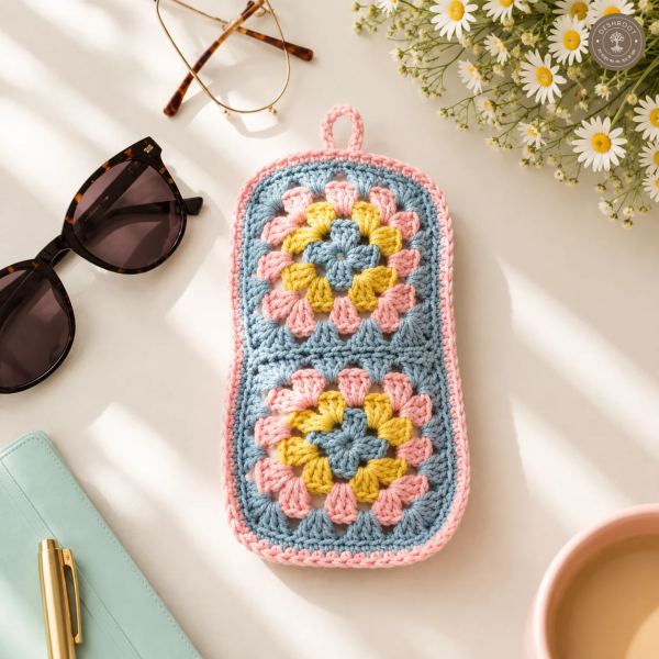 Handmade Crochet Eyeglass Case