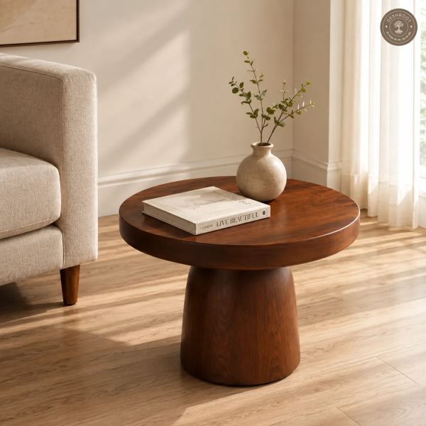 Modern Walnut Hub Table