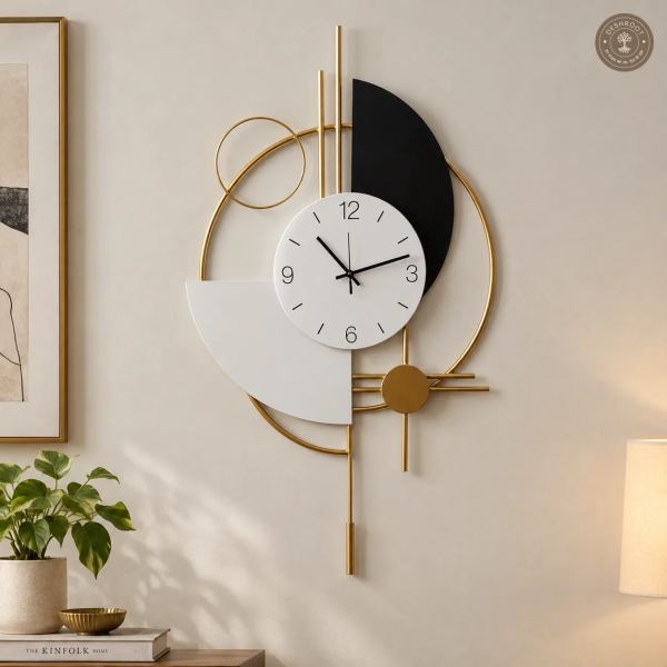 Multicolour Metal Novelty Wall Clock