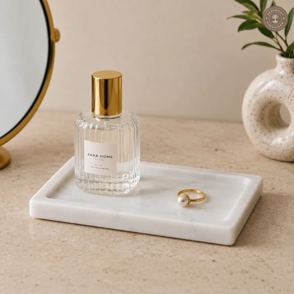 Premium Agra Marble Craft Vanity Tray