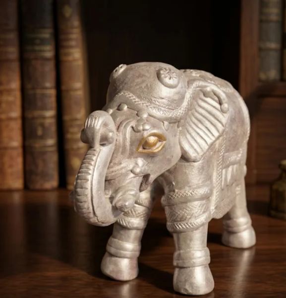 Handcrafted Terracotta Elephant Figurine – Traditional Decorative Art Piec
