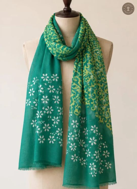 Pure Cotton Hand-Dyed Stole