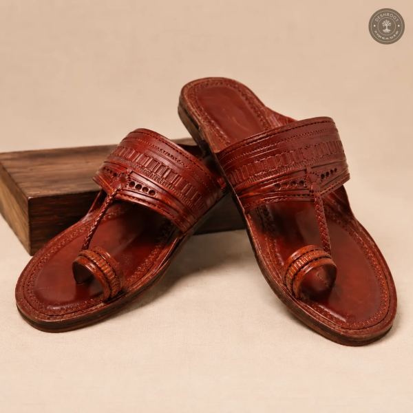 Original Handmade Kolhapuri Leather Chappal for Men