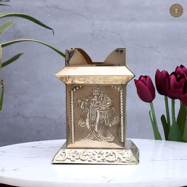 Brass Tulsi Pot