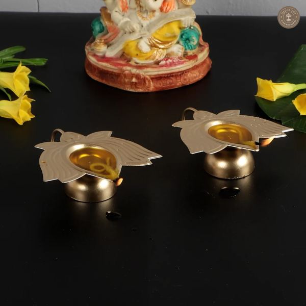 Gold Lotus Dia Set of 2