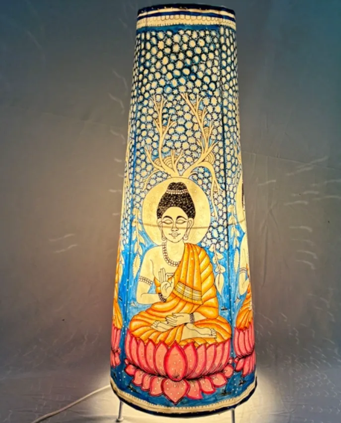 Tholubommalata Buddha Leather Lamp (25 Inch)