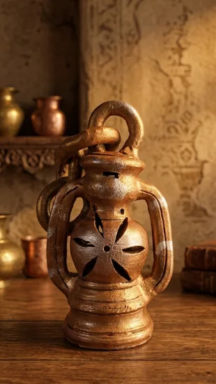 Handcrafted Terracotta Aroma Lantern