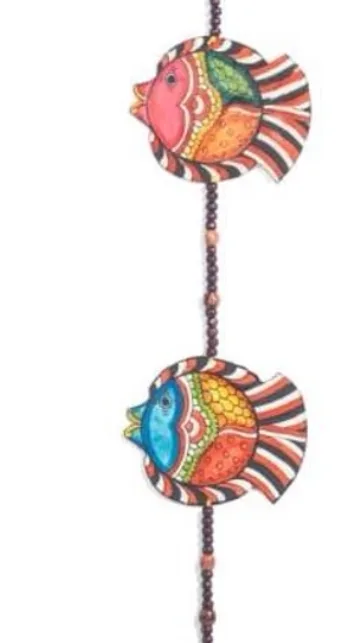 Leather Fish Toran – Pack of Two Strings