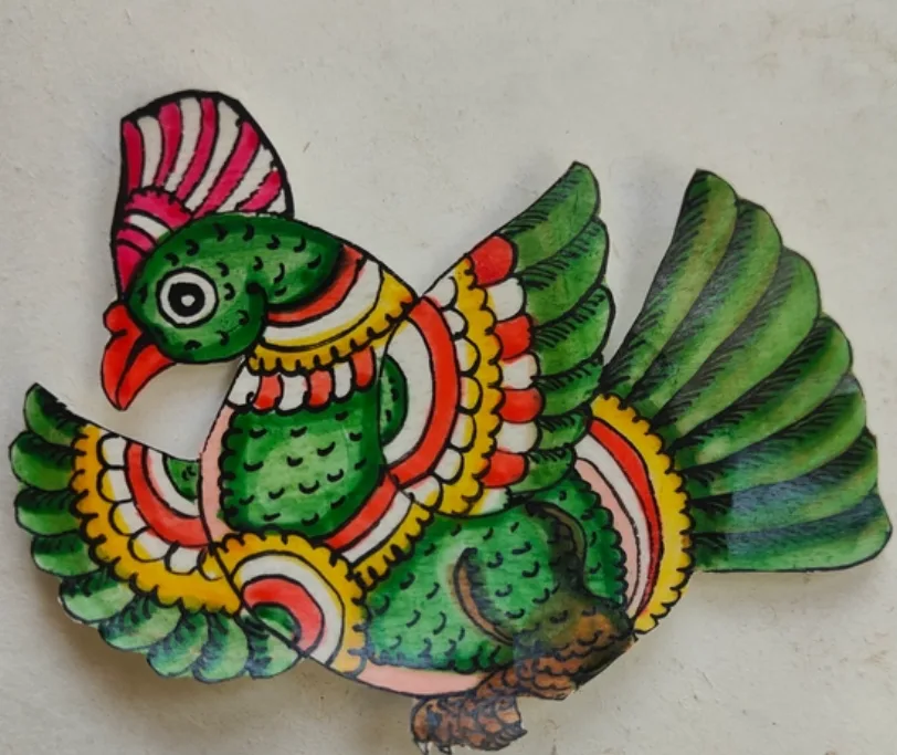 Leather Fridge Magnet – Bird (4 inch)