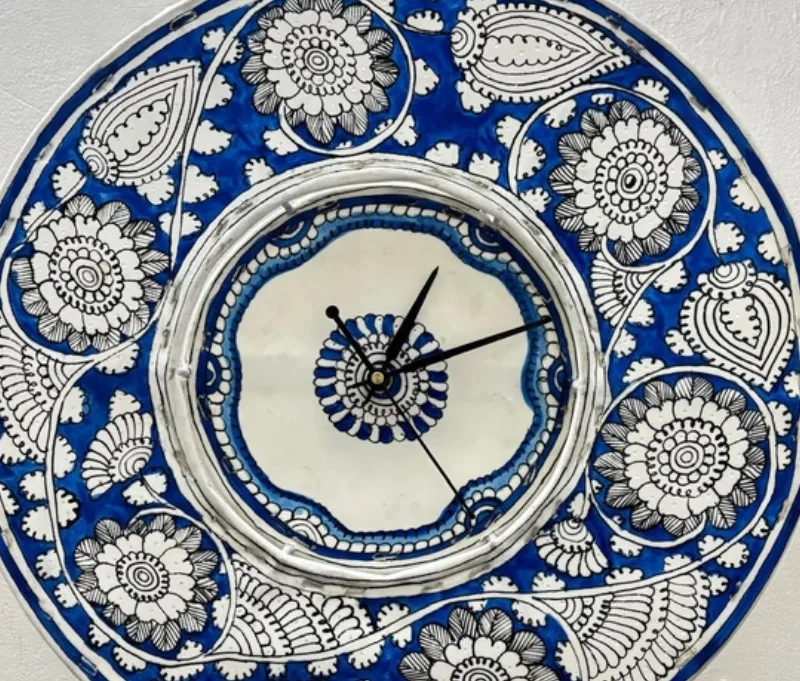 Tholu Wall Clock- Blue
