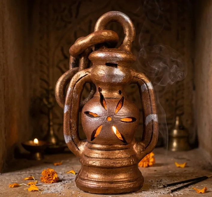 Handcrafted Terracotta Aroma Lantern
