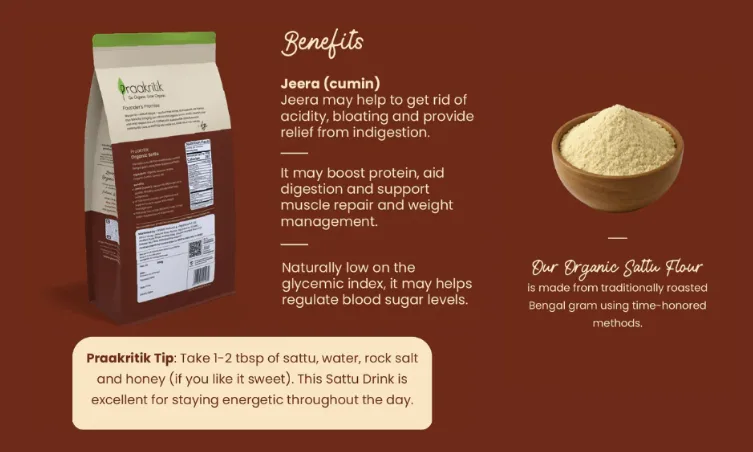 Organic Sattu 500GM