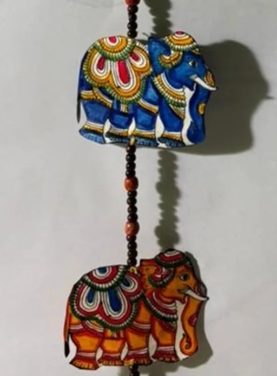 Leather Elephant Toran (Pack of 2)