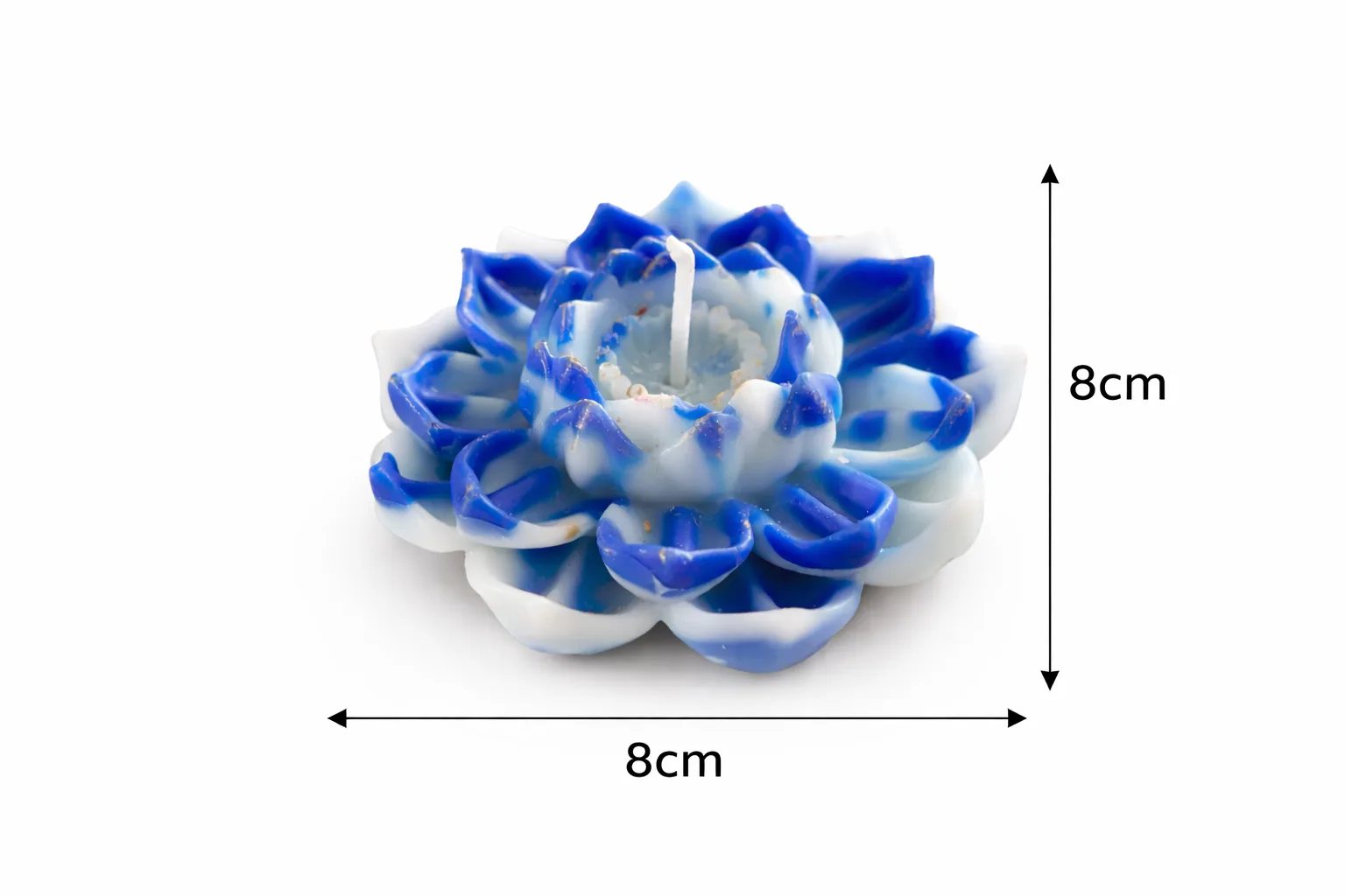 Lotus Flower Decorative Candle (8 cm x 8 cm)