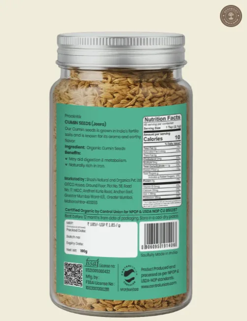 Jeera Whole - Organic