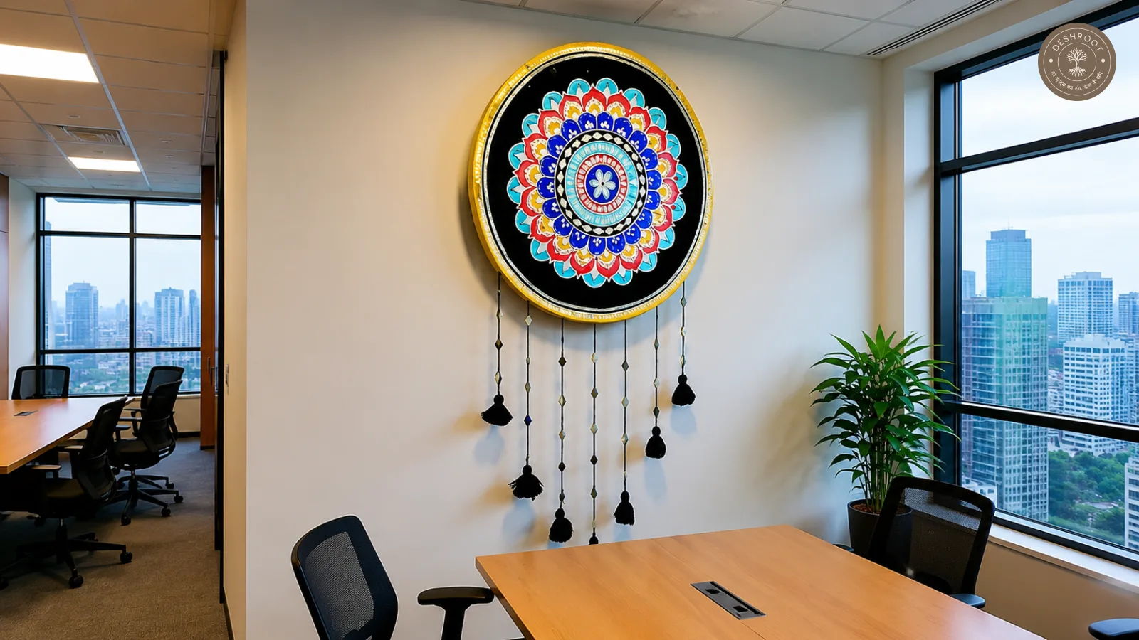 Handcrafted Mandala Dreamcatcher Wall Hanging