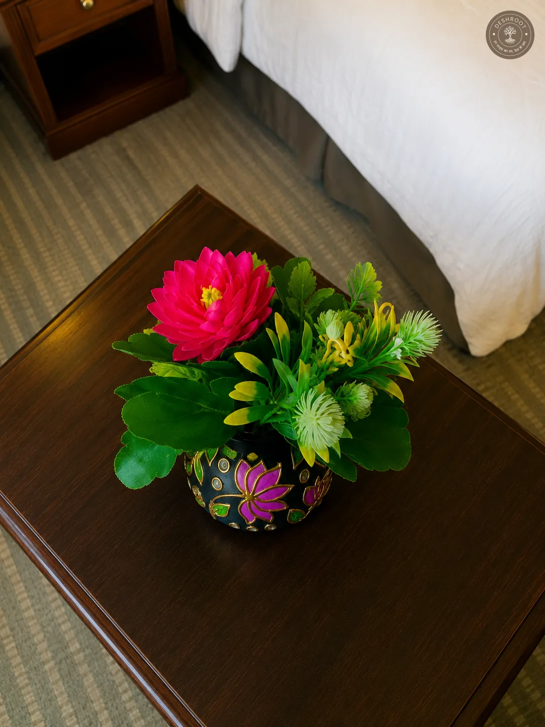 Handcrafted Floral Decorative Flower Vase