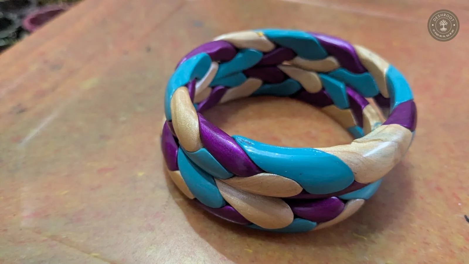 Triveni Twist Multicolor Bangles Set