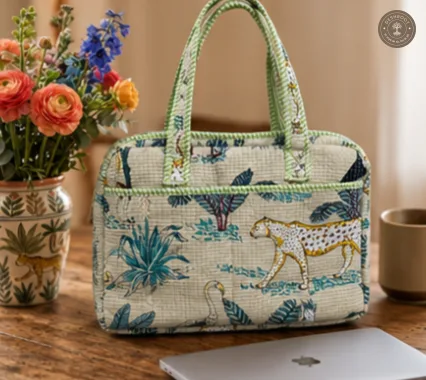 Safari Heritage Quilted Laptop Bag