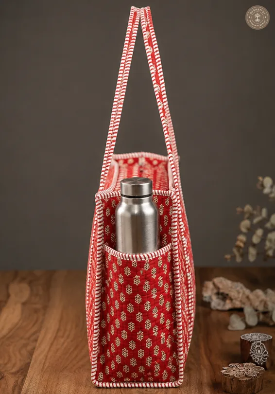 Red Buti Printed Multipurpose Shoulder Bag for Women