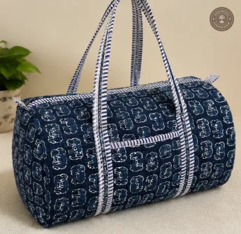 Premium Cotton Travel & Weekend Bag