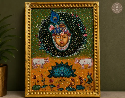 Handmade Shrinathji Pichwai Painting