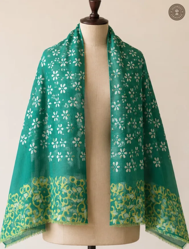 Pure Cotton Hand-Dyed Stole