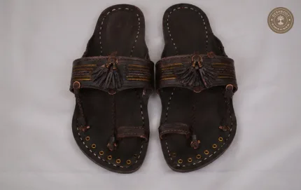 Original Kolhapuri Karkar (Soundwali) Leather Chappal
