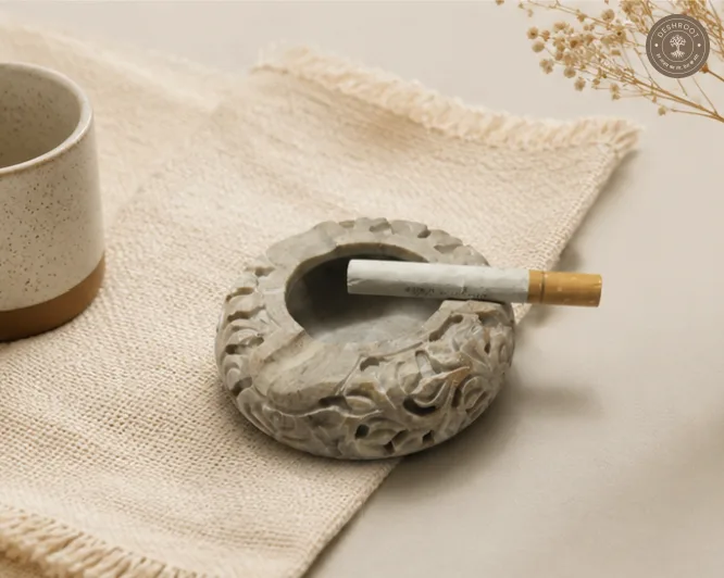 Marble Handcrafted Ash Tray for Cigarettes