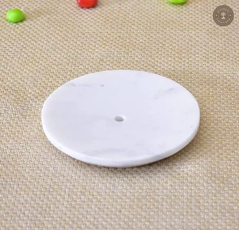 Premium Makrana Marble Round Soap Dish