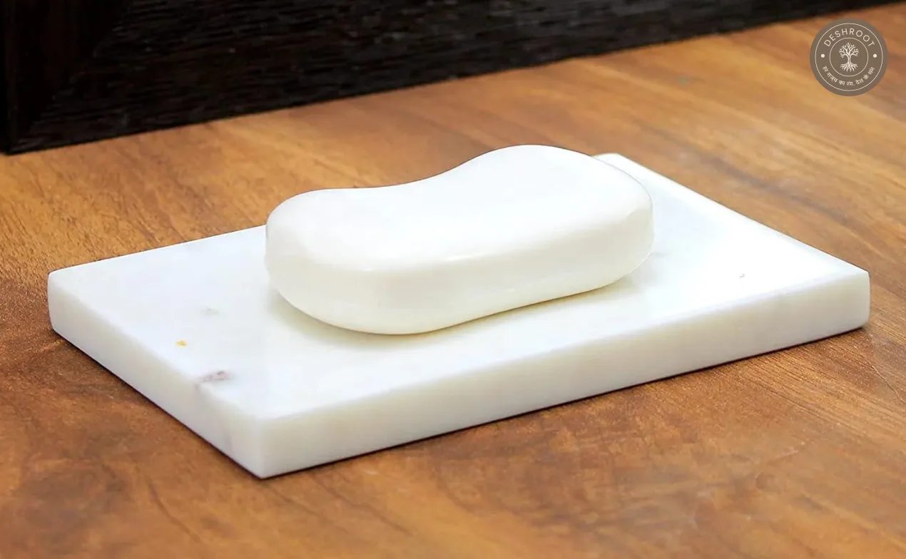 Premium Makrana Marble Rectangular Soap Dish
