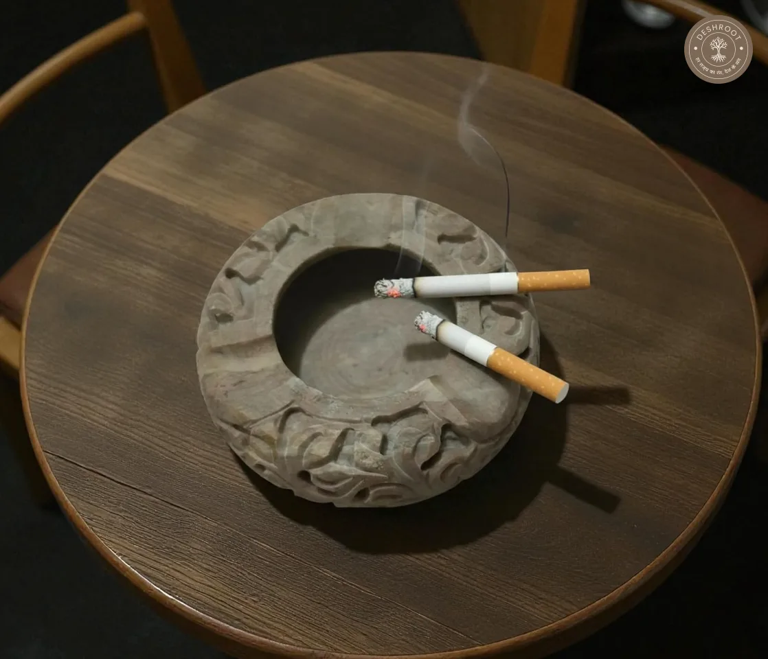 Marble Handcrafted Ash Tray for Cigarettes