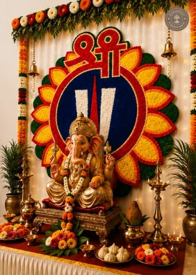 Ganesh Backdrop