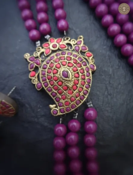 Charu Terracotta Necklace | Handcrafted Tamil Nadu Terracotta Jewellery