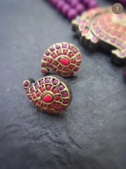 Charu Terracotta Necklace | Handcrafted Tamil Nadu Terracotta Jewellery