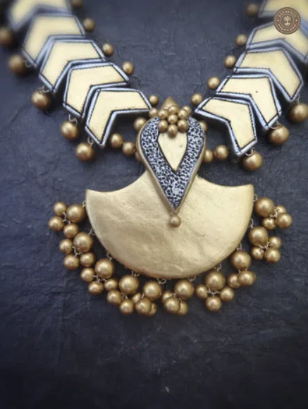 Sinthu Terracotta Necklace | Handcrafted Tamil Nadu Terracotta Jewellery
