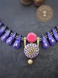 Poonthalir Terracotta Necklace | Handcrafted Tamil Nadu Terracotta Jewellery
