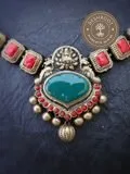Aambal Terracotta Necklace | Handcrafted Tamil Nadu Terracotta Jewellery