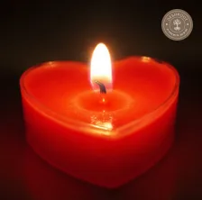 Red Romantic Heart Decorative Scented Candle