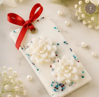 Lily Scented Wax Tablets for Wardrobe & Drawer Freshener – Handmade Floral Wax Sachets