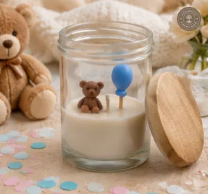 Pink And Blue Teddy Balloon Gift Set