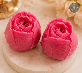 Luxury Lotus Garden Candle Gift Box Set – Handcrafted Soy Wax Floral Candles