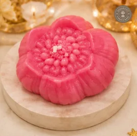 Luxury Lotus Garden Candle Gift Box Set – Handcrafted Soy Wax Floral Candles