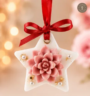 Lily Scented Wax Tablets for Wardrobe & Drawer Freshener – Handmade Star Floral Wax Sachets