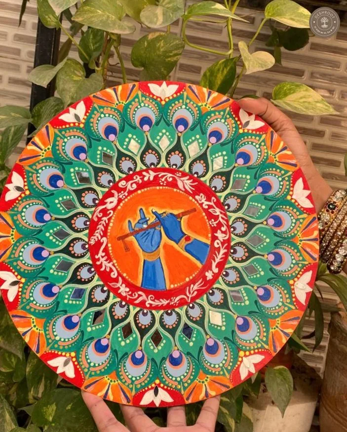 Murli Manohar Mandala Decor 12 inches