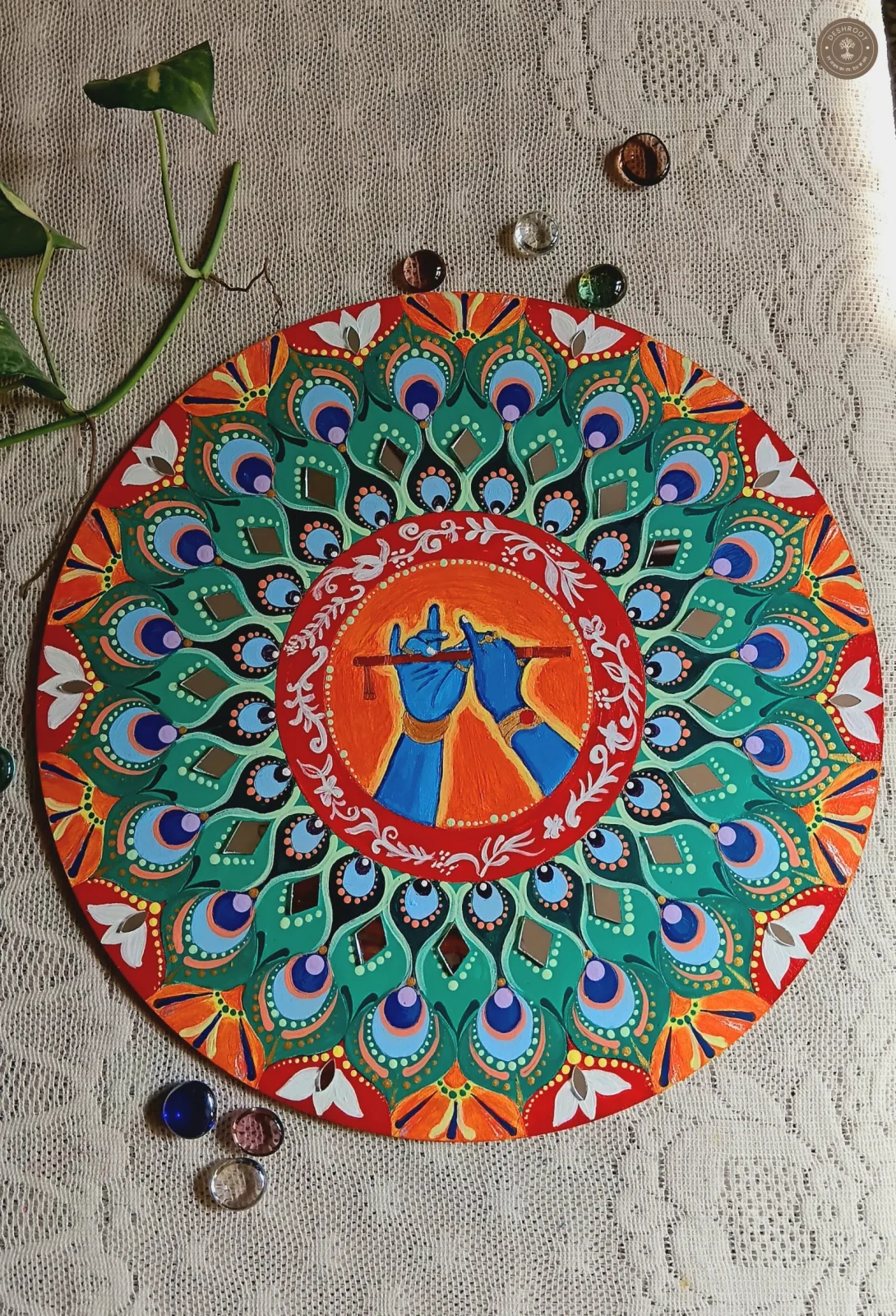 Murli Manohar Mandala Decor 12 inches