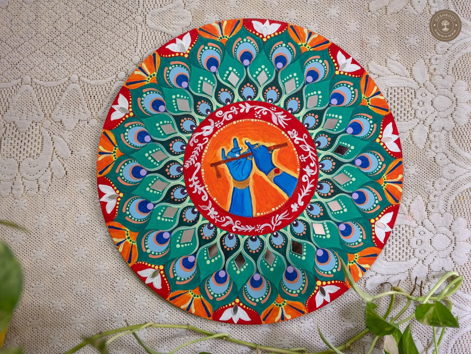Murli Manohar Mandala Decor 12 inches