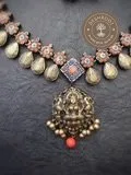 Pavai Terracotta Necklace | Handcrafted Tamil Nadu Terracotta Jewellery