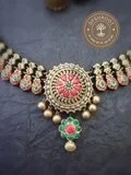 Malar Terracotta Necklace | Handcrafted Tamil Nadu Terracotta Jewellery
